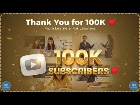 Thank You for 100K Subscribers ❤️ | SSC Guru Talks Family – A Journey of Learning &amp; Growth