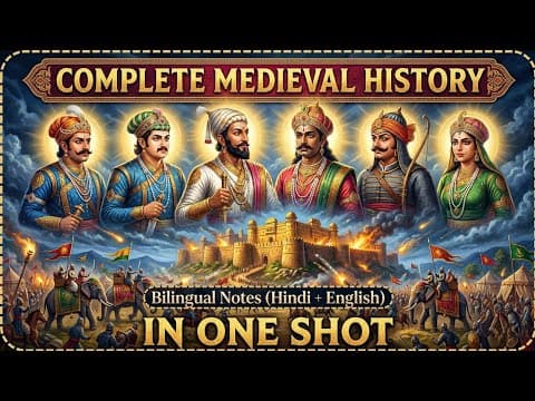 Complete Medieval History for SSC 2026 | Full Detailed Course | Sultanate to Mughal | SSC CGL CHSL