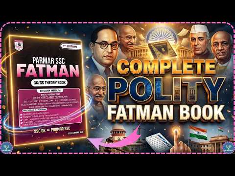 👉 Complete Polity in One Shot | Parmar SSC FATMAN Book | SSC CGL/CHSL 2026 Preparation