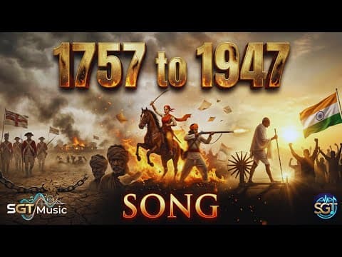 1757 to 1947 🗡 | India’s Freedom Journey | Modern History Song | SGT Music