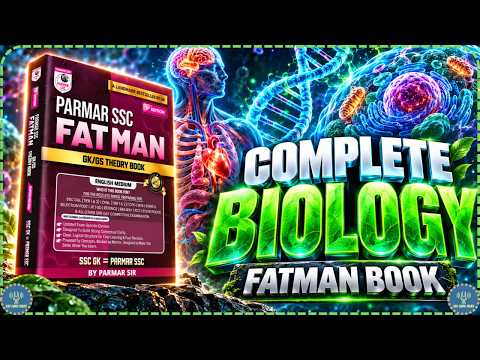 Complete Biology One Shot 🔥 Parmar SSC FATMAN Book | SSC CGL CHSL GD Railway 2026